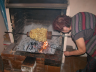 Jadwiga Patejuk - Pieczenie sękacza (2)